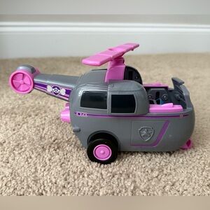 Gray and Pink Skye Helicopter Paw Patrol